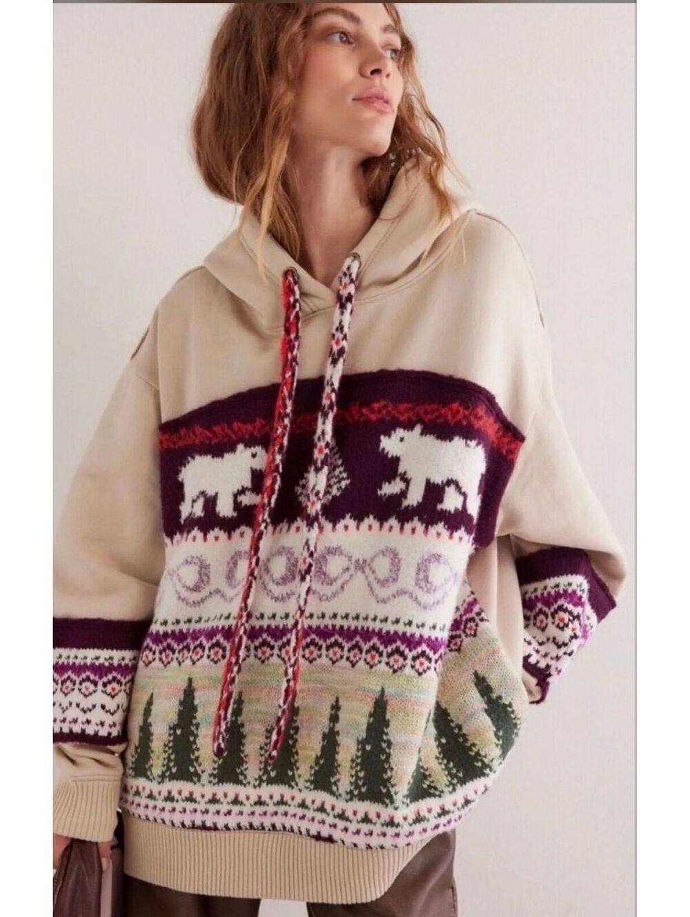 RARE!! FP Lutz Oversized Sweatshirt $268 MSRP